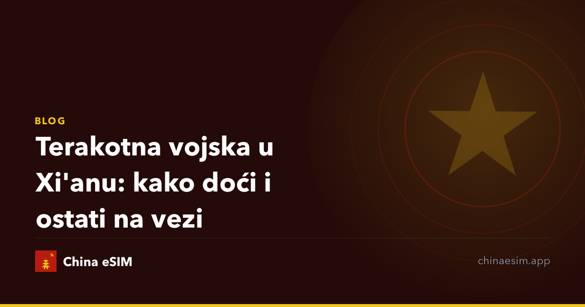 Terakotna vojska u Xi'anu: kako doći i ostati na vezi