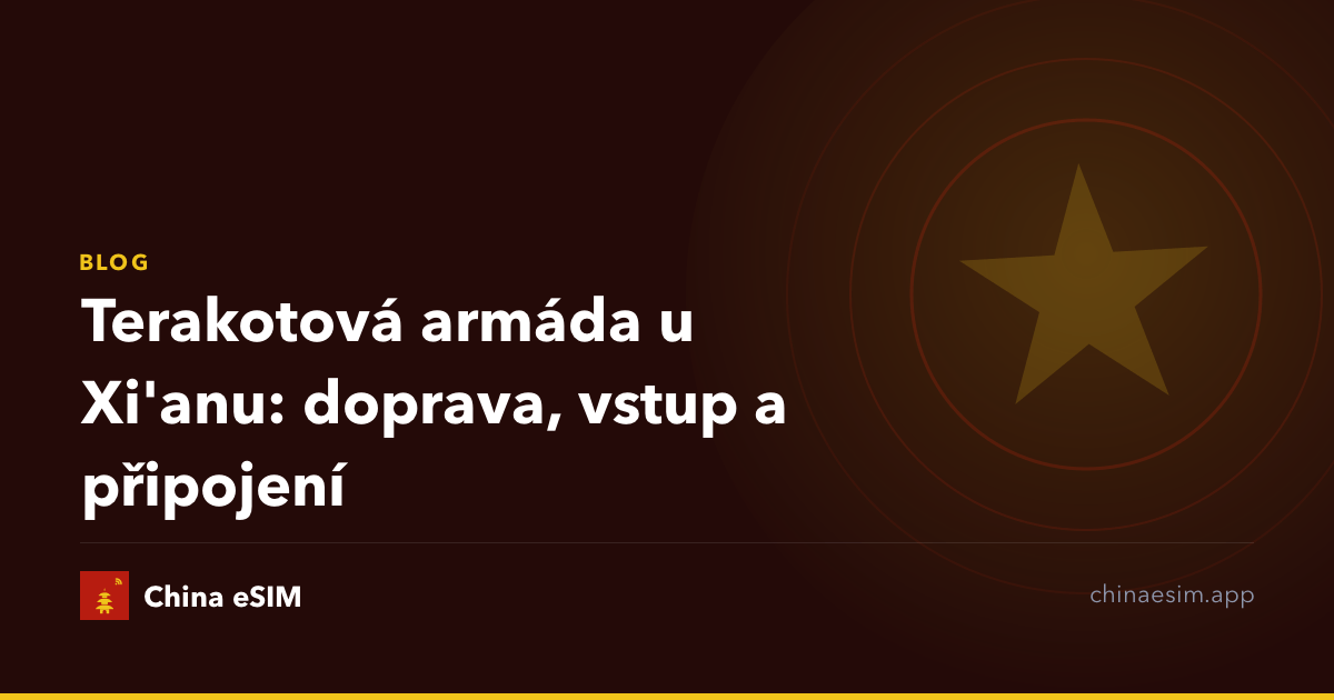Terakotová armáda u Xi'anu: doprava, vstup a připojení