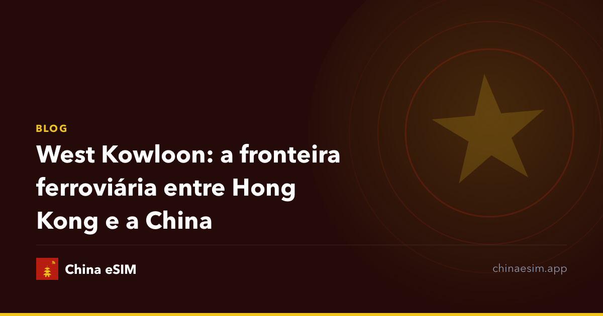 West Kowloon: a fronteira ferroviária entre Hong Kong e a China