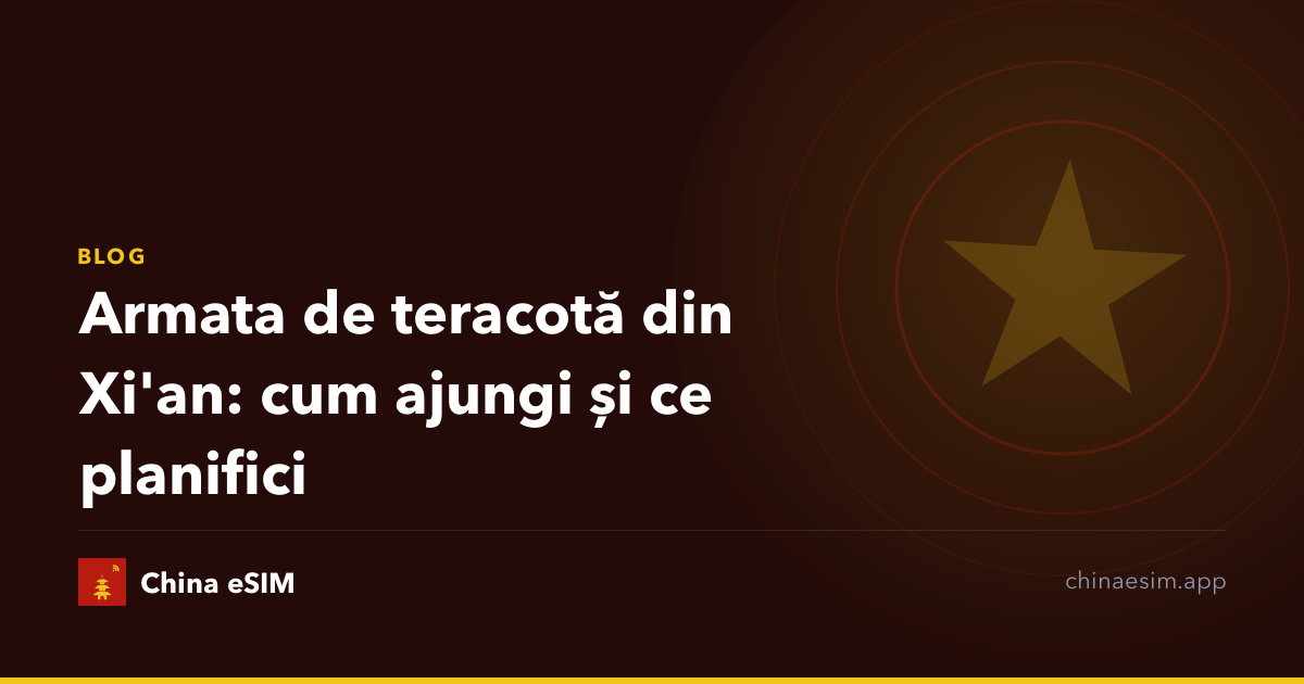 Armata de teracotă din Xi'an: cum ajungi și ce planifici
