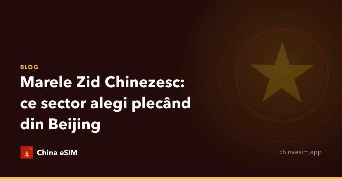 Marele Zid Chinezesc: ce sector alegi plecând din Beijing