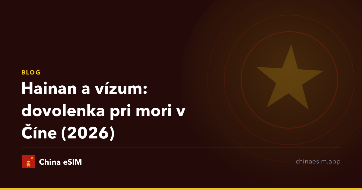Hainan a vízum: dovolenka pri mori v Číne (2026)