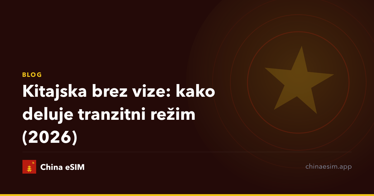 Kitajska brez vize: kako deluje tranzitni režim (2026)